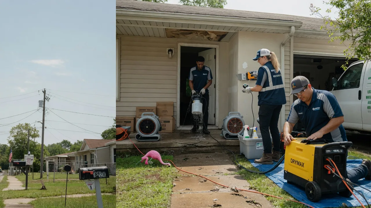 Storm Damage Water Removal in Farmerville, LA near me